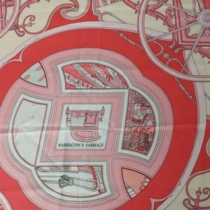 Red, Pink, Cream and White Scarf